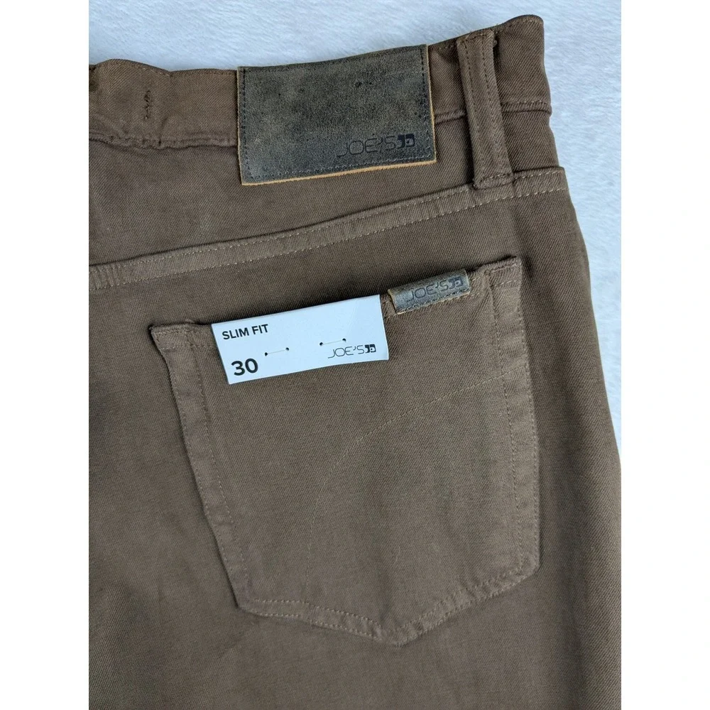 JOE'S‎ Jeans Mens Slim Fit Brown Pants Casual Denim Size 30 Fits 29x32 (Read)